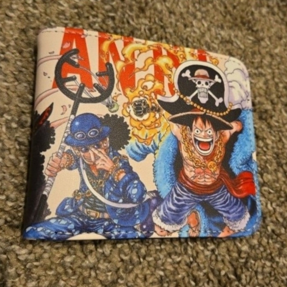 New One Piece Anime Manga Leather Wallet